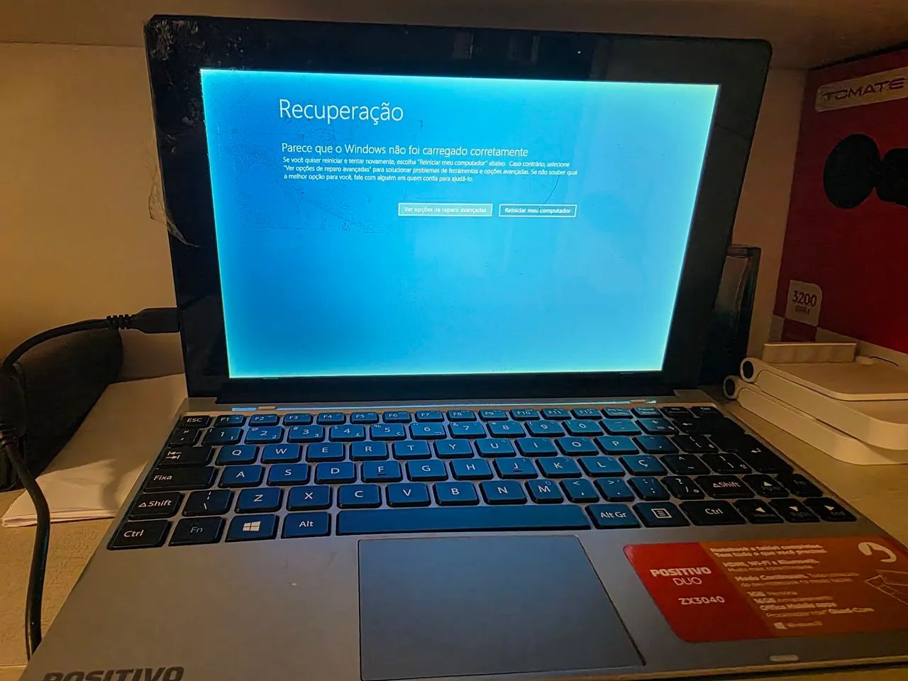 Notebook ZX3040 com Defeito! - Notebooks - Centro, São Gonçalo