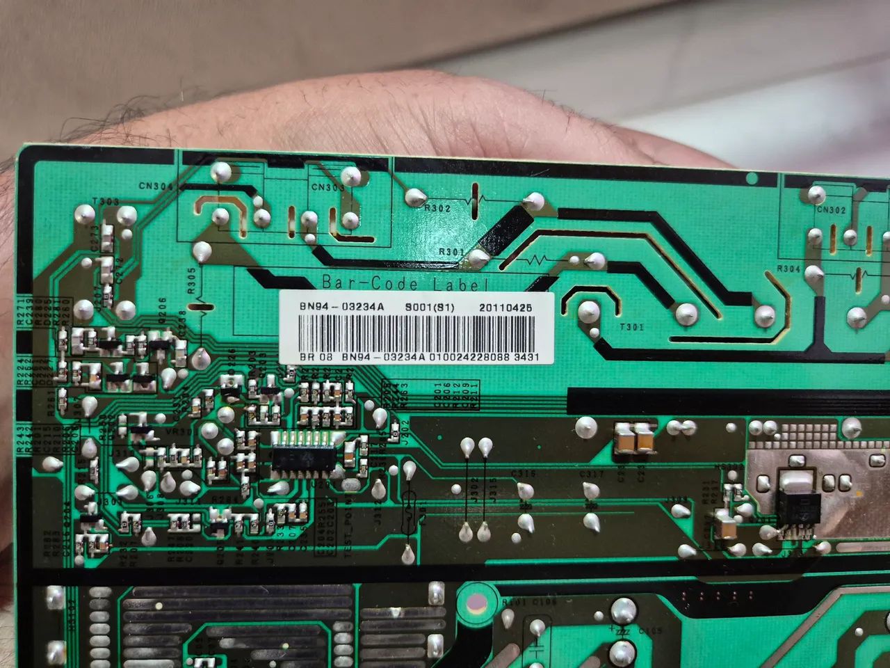 Placa Fonte Monitor Samsung Sync master P2470HN - IP-58155A