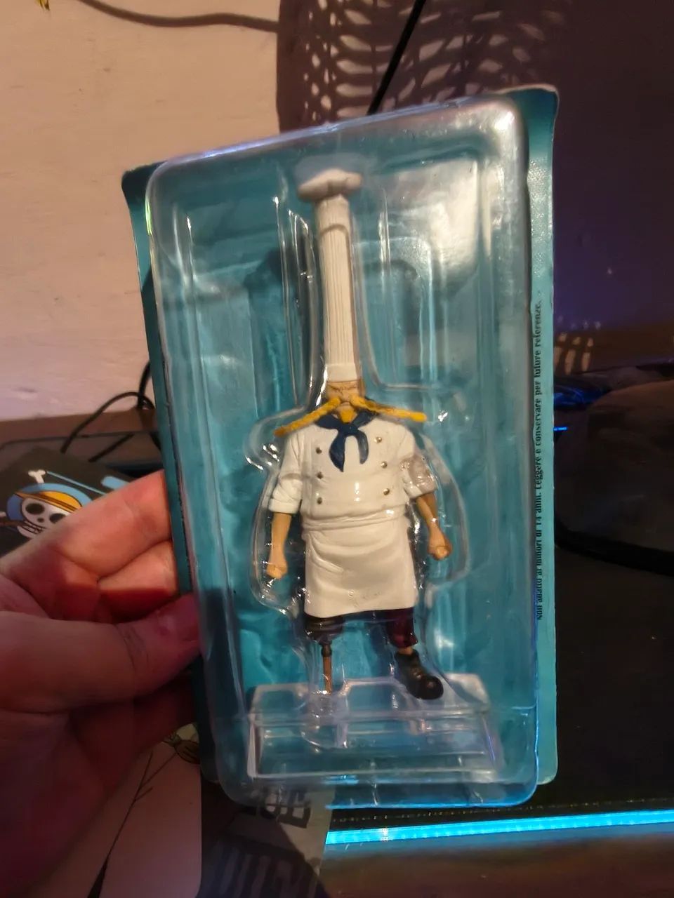 Action figure zeff salvat + poster - one piece