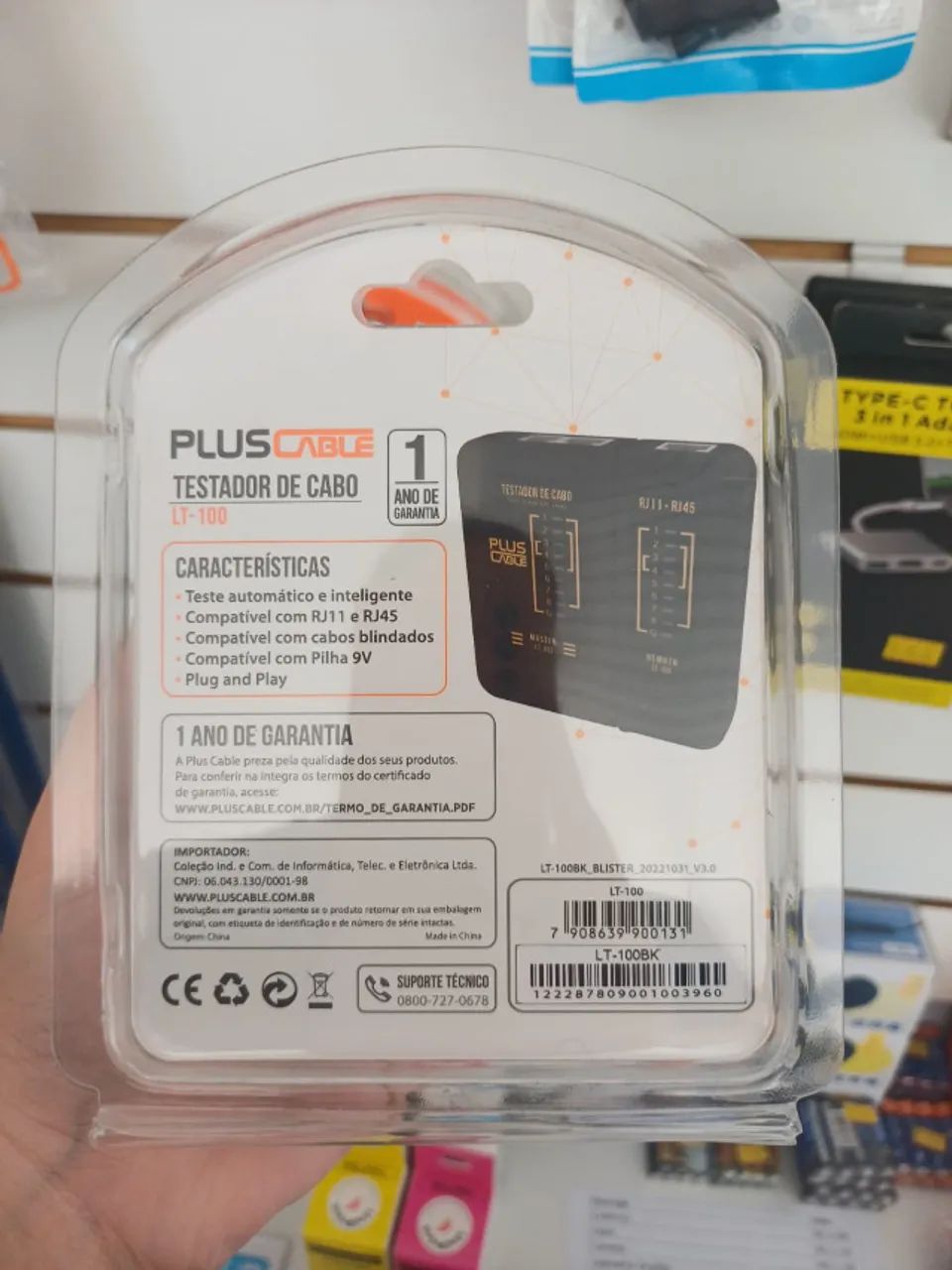 Testador de Cabo de Rede - Foto 2