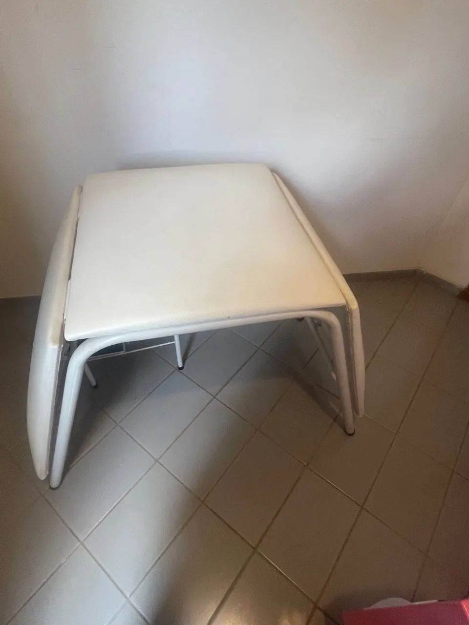 Maca ? Mesa dobrável branca