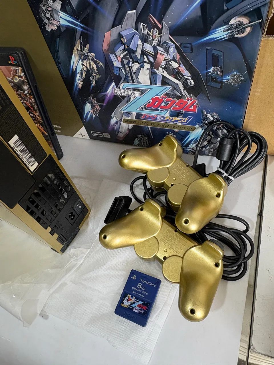 Console Playstation 2 dourado gundam gold ps2 - Foto 5