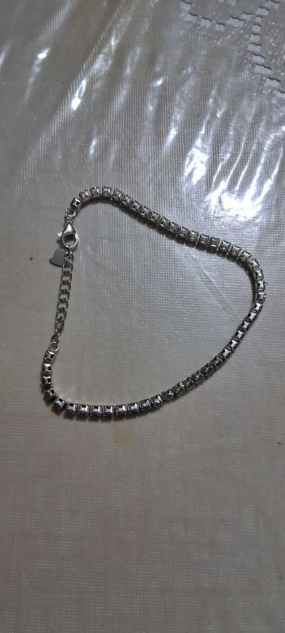 Vendo pulseira de prata - Foto 4