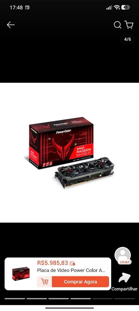 Placa de video RX 6700xt 12gb Devil  - Foto 3