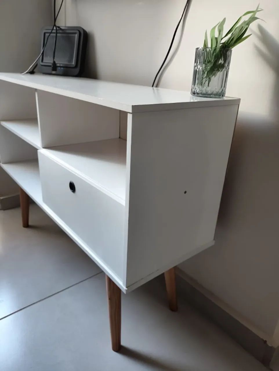 Rack Retro Tv Ate 50' - Branco  - Foto 2