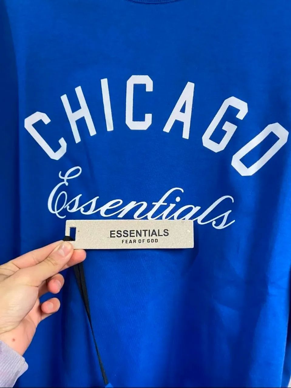 Fear of God Essentials x Chicago White Sox Blue Tee - Foto 5