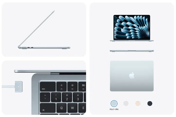 MacBook Air M5 (2026) 13.6? - 512 SSD 16GB Ram - Lacrado - Foto 2