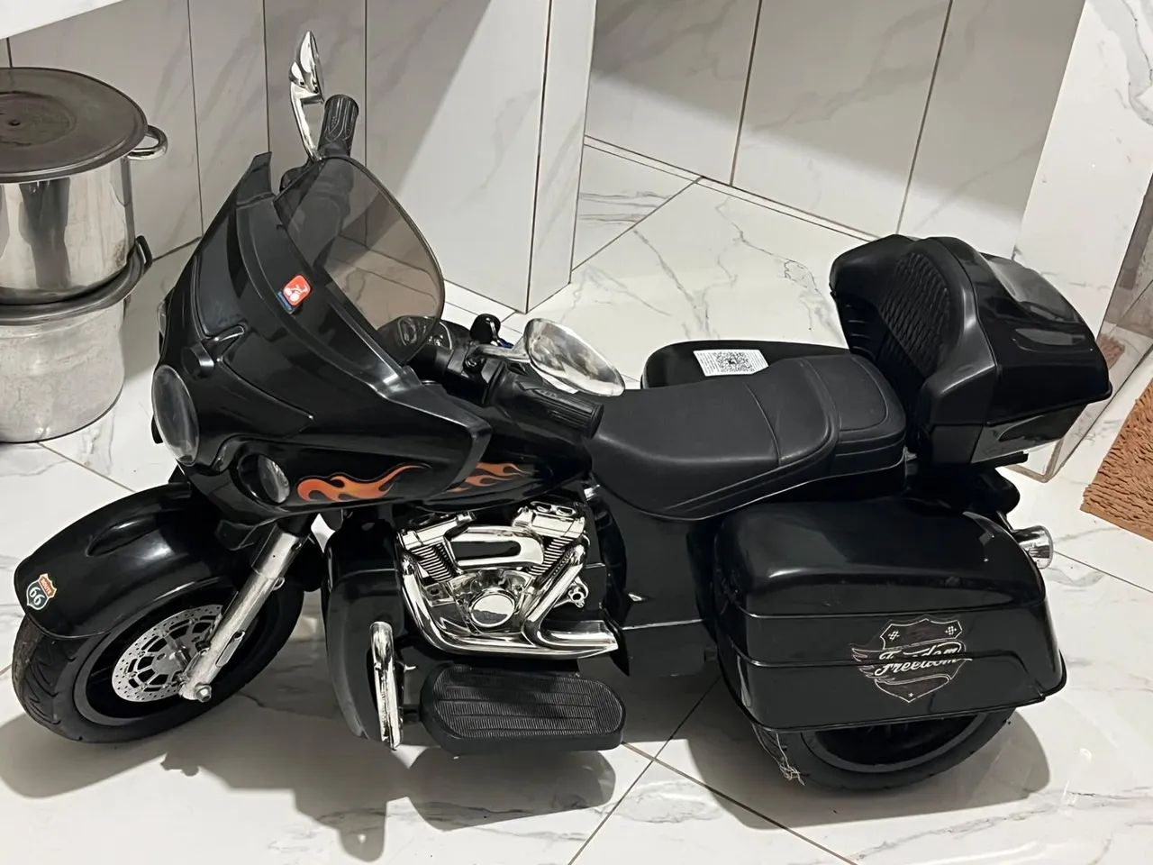 Moto elétrica infantil