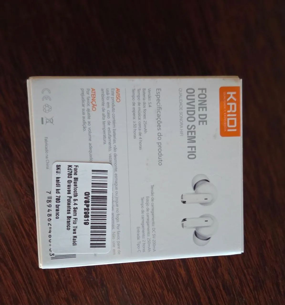 FONE BLUETOOTH KAIDI KD-780 NOVO E LACRADO - Foto 2