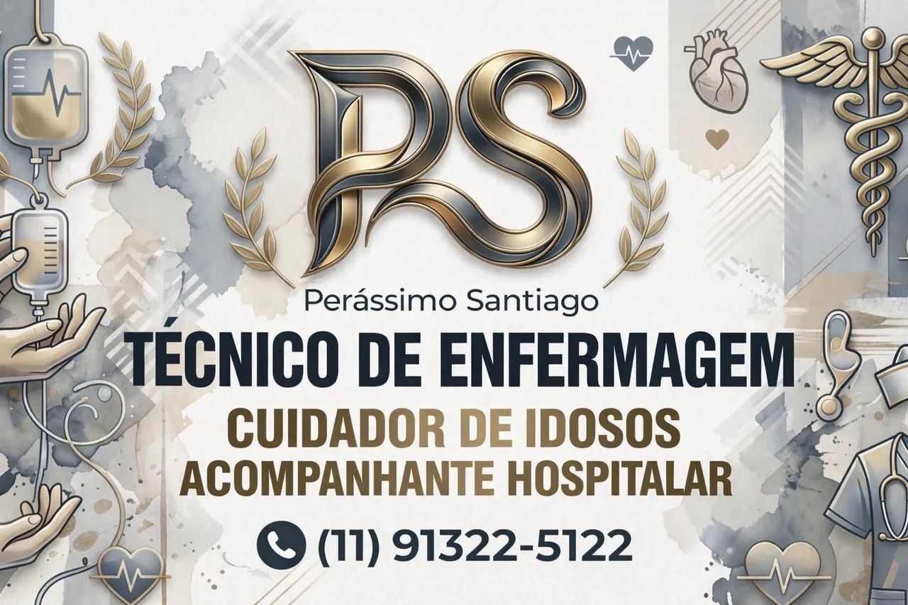 Técnico de Enfermagem e Cuidador de idosos 