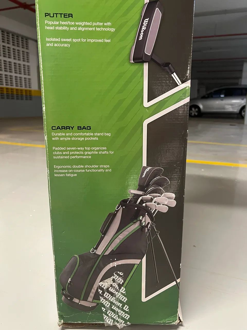 Kit Completo de Tacos de Golfe Wilson Tour Velocity + Bolsa Stand Bag - Foto 4