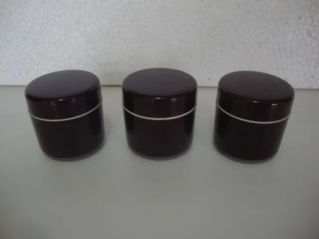 Lote contendo 11 potes para embalagem cosméticos .
