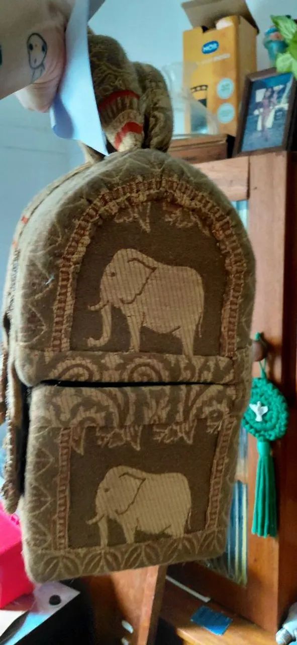 BOLSA DE TEXTURA INDIANA DE ELEFANTE - Foto 3