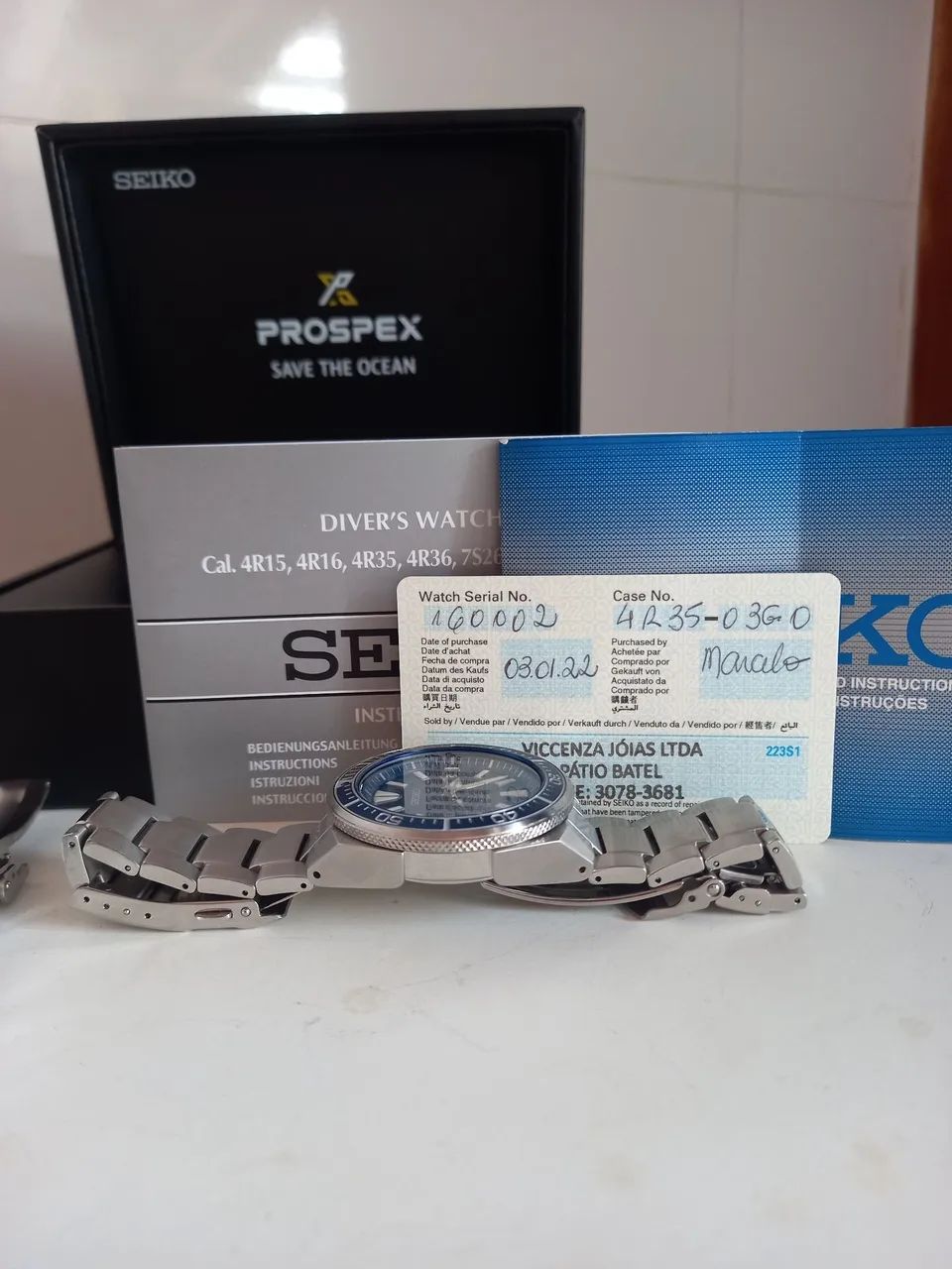 Seiko Samurai SRPD23 GREAT WHITE SHARK - Foto 4