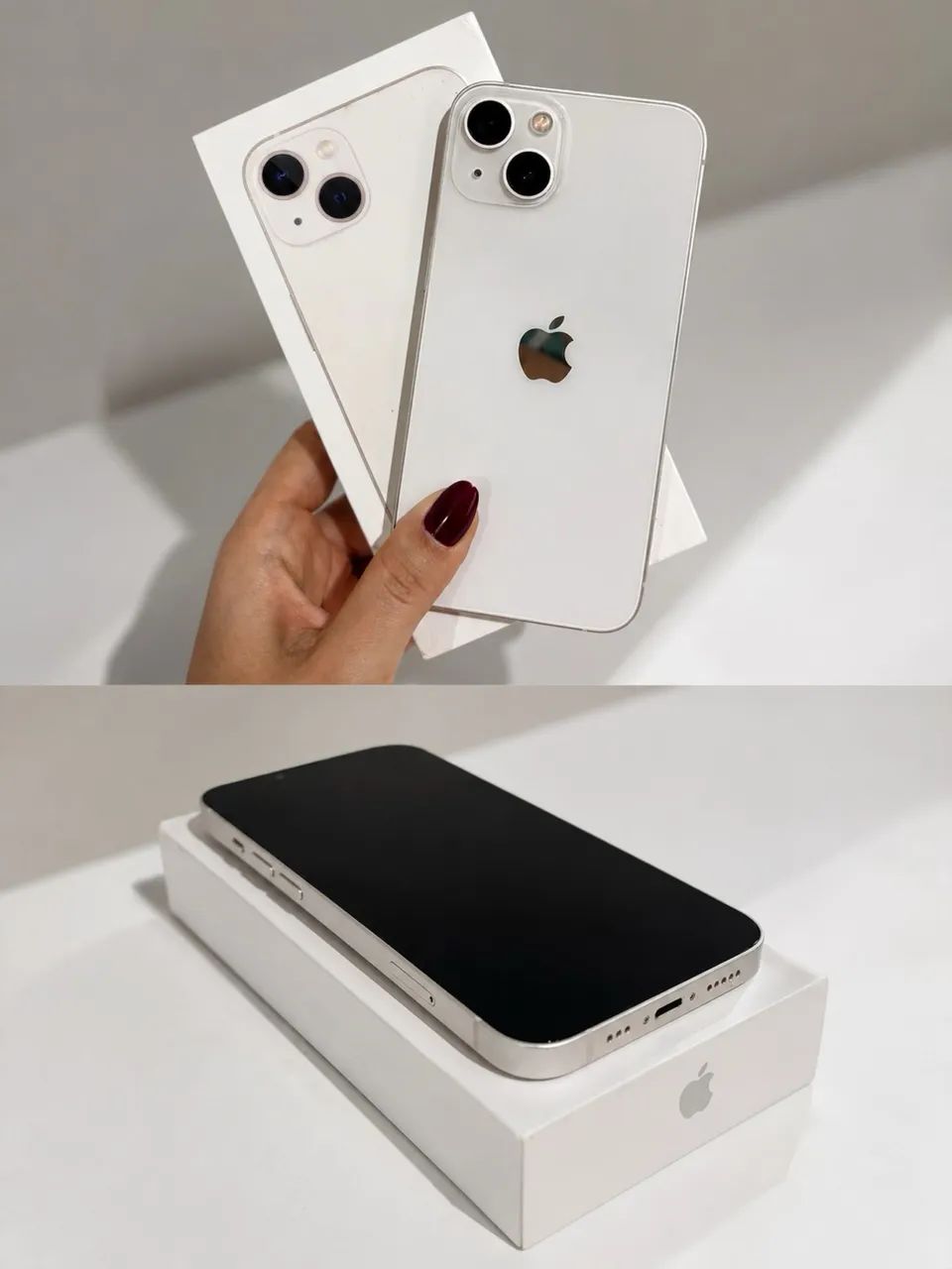 Iphone 13 branco 128gb 77% - Foto 2
