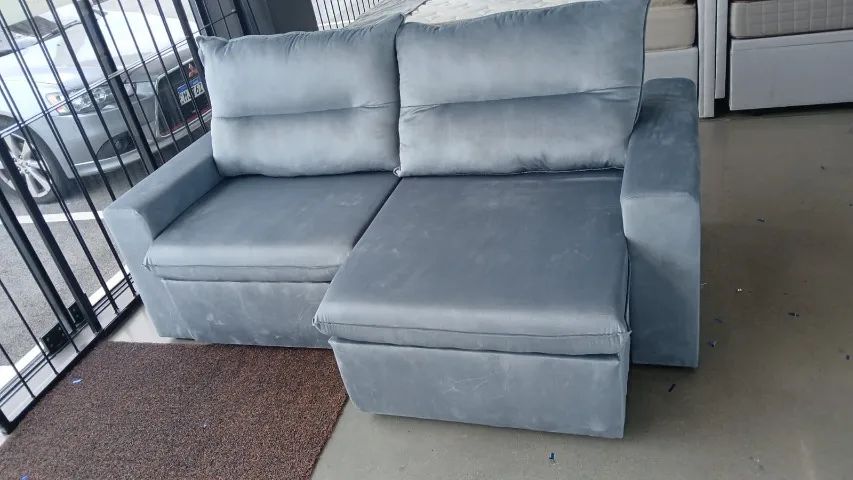 Sof á Retrátil Grande Oferta - Foto 2