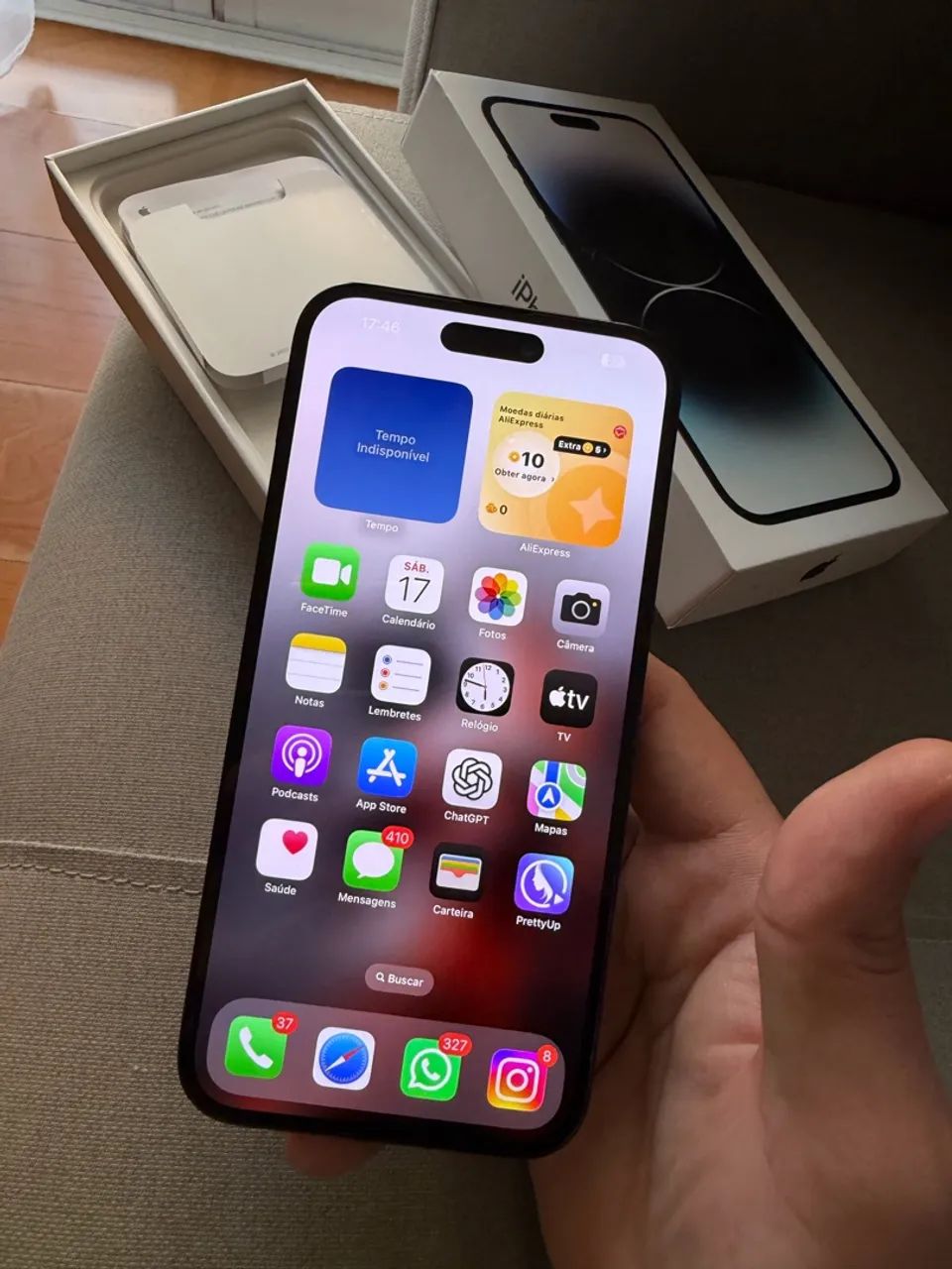 IPHONE 14 PRO MAX PRETO ESPACIAL - Foto 4