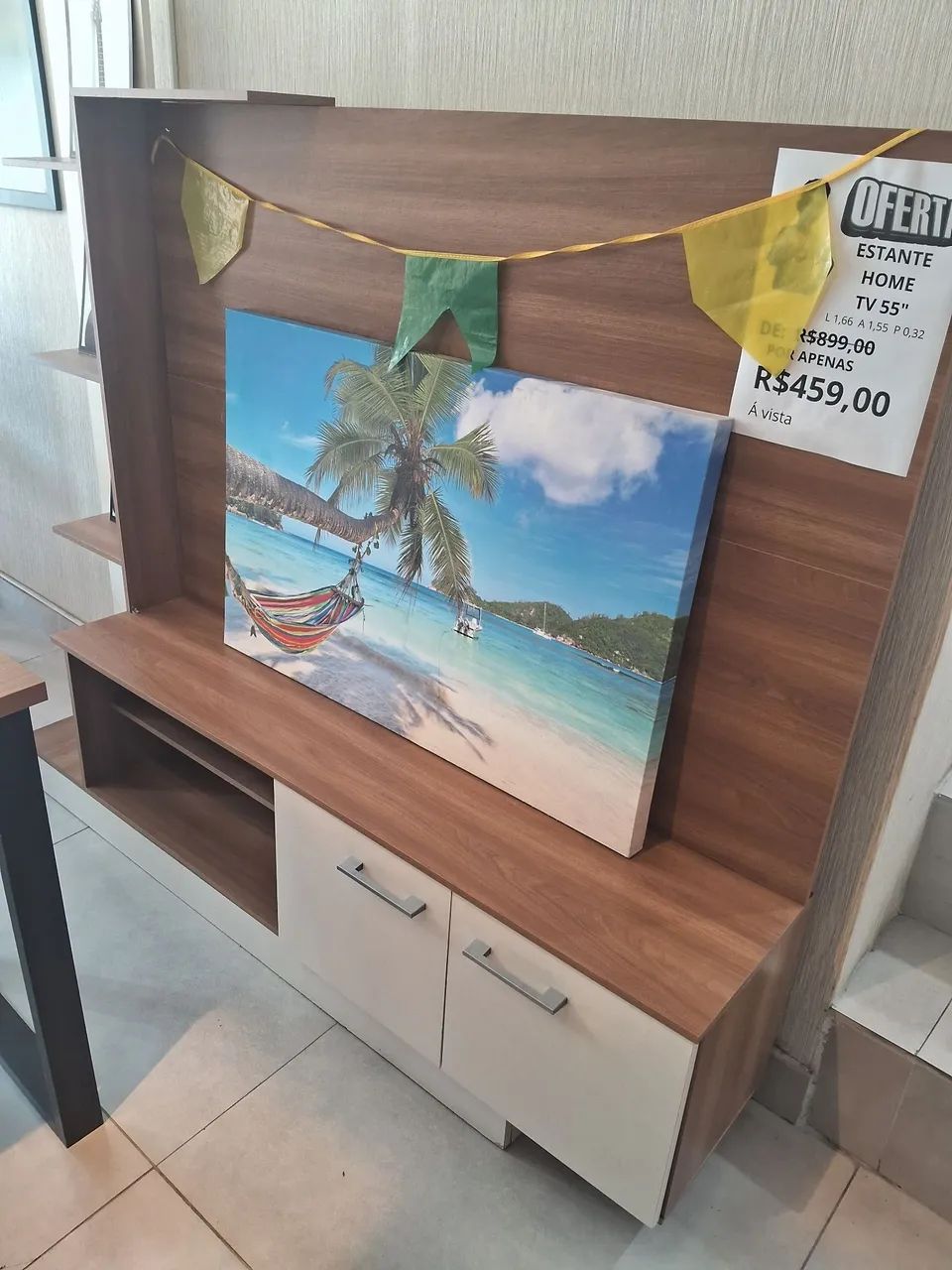 Estante home tv 55"
