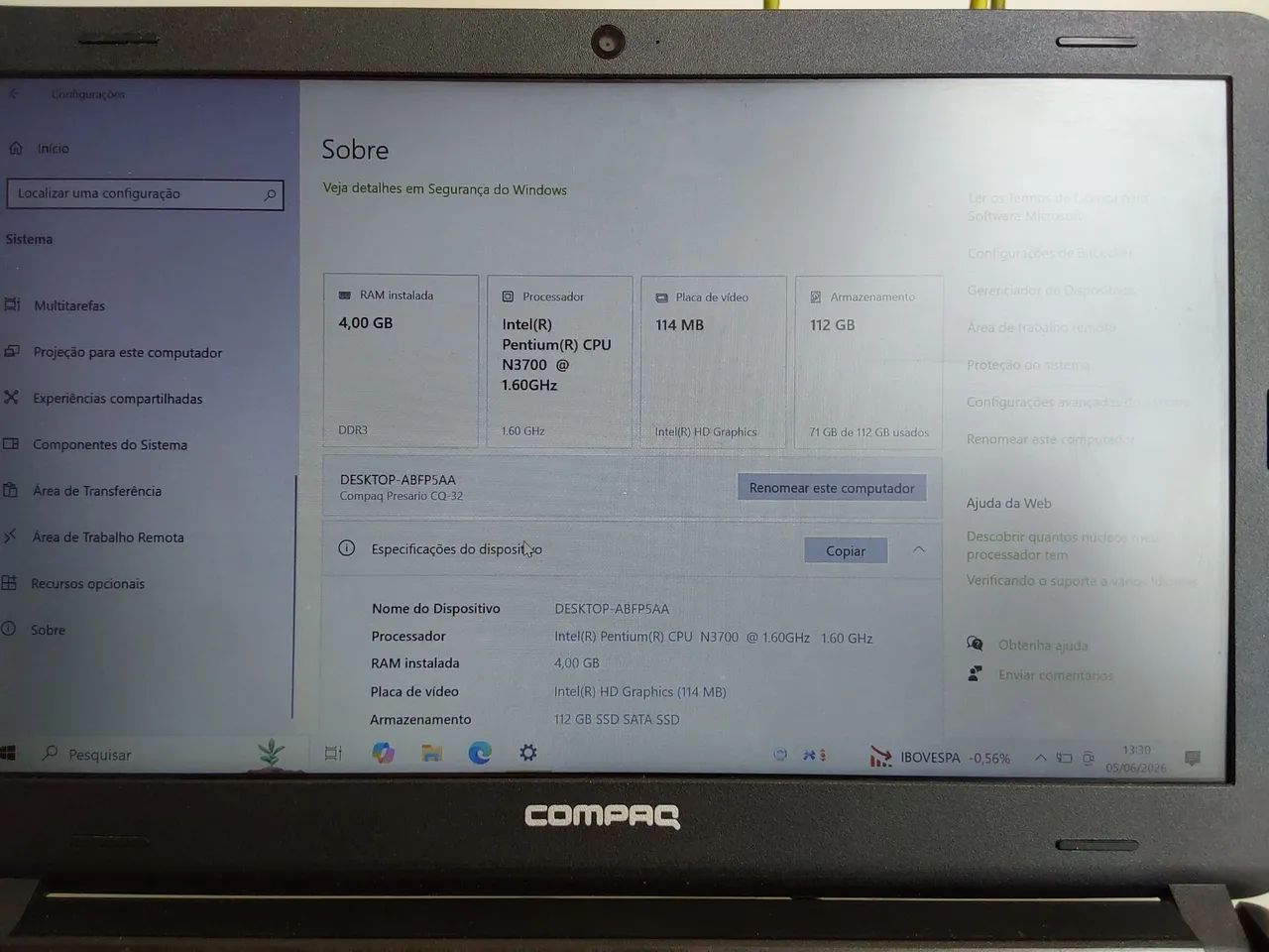 Notebook compaq - Foto 3