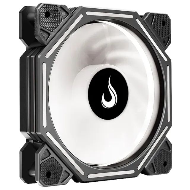 Kit com 9 Ventoinhas ARGB Rise Mode Hex Turbine - Foto 2