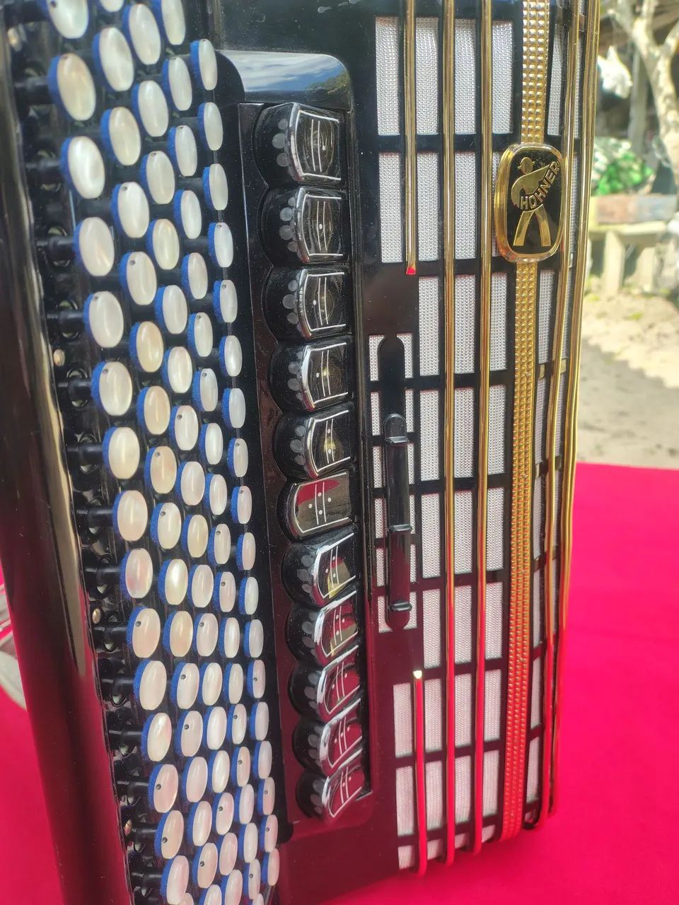 Acordeon HOHNER cromática C e Grif  - Foto 5