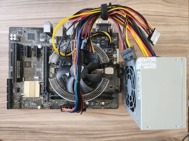 Kit Placa Mãe (Processador + Mem + Fonte) - Foto 3