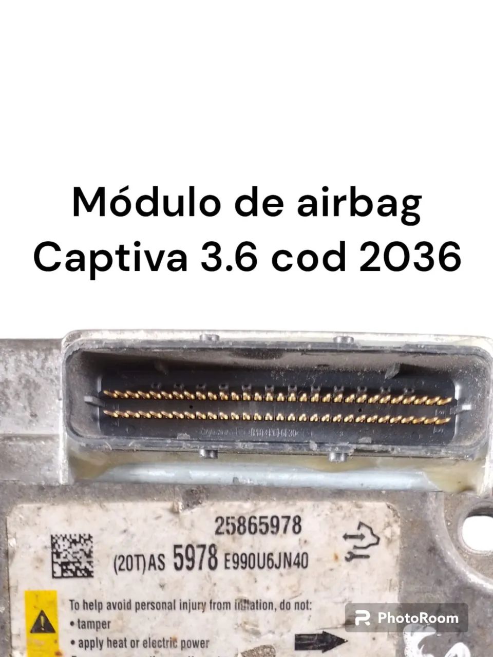 Módulo airbag captiva 