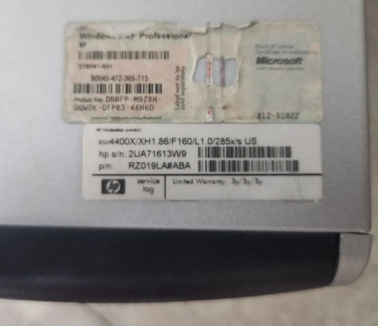 PC desktop HP  XW4400 Workststion com teclado e fio original - Foto 4