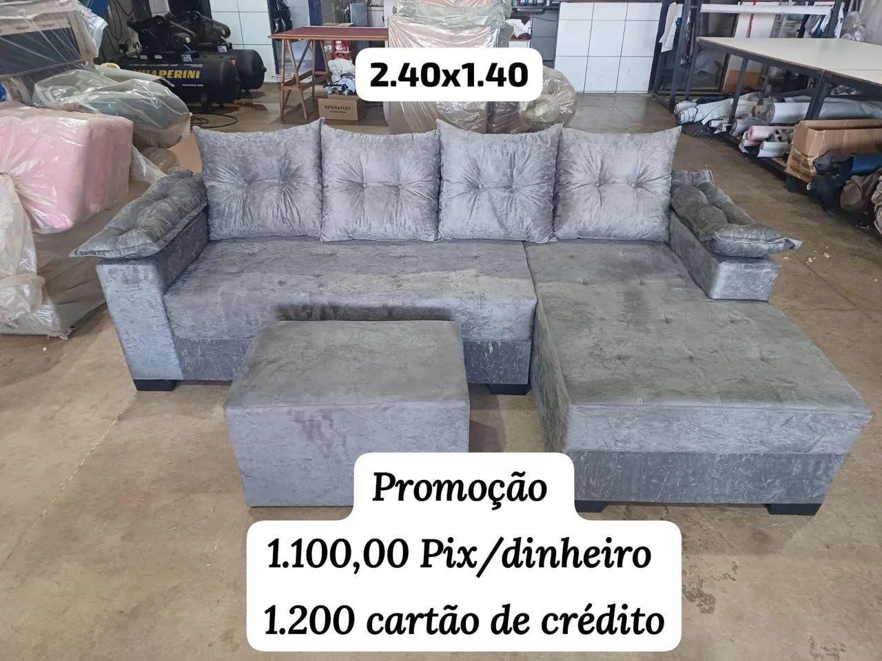Sofá direto da fábrica 