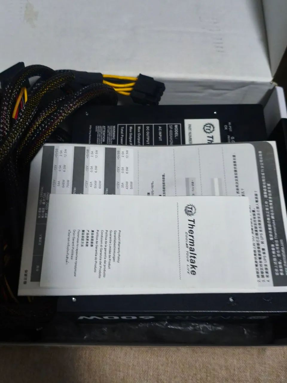 FONTE 600 W THERMALTAKE 80 PLUS  - Foto 4