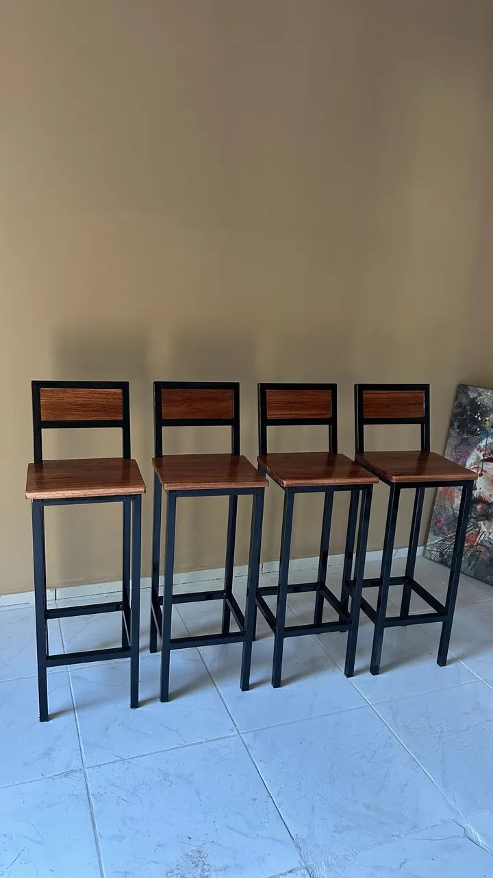 Banqueta de modelo industrial. - Foto 4