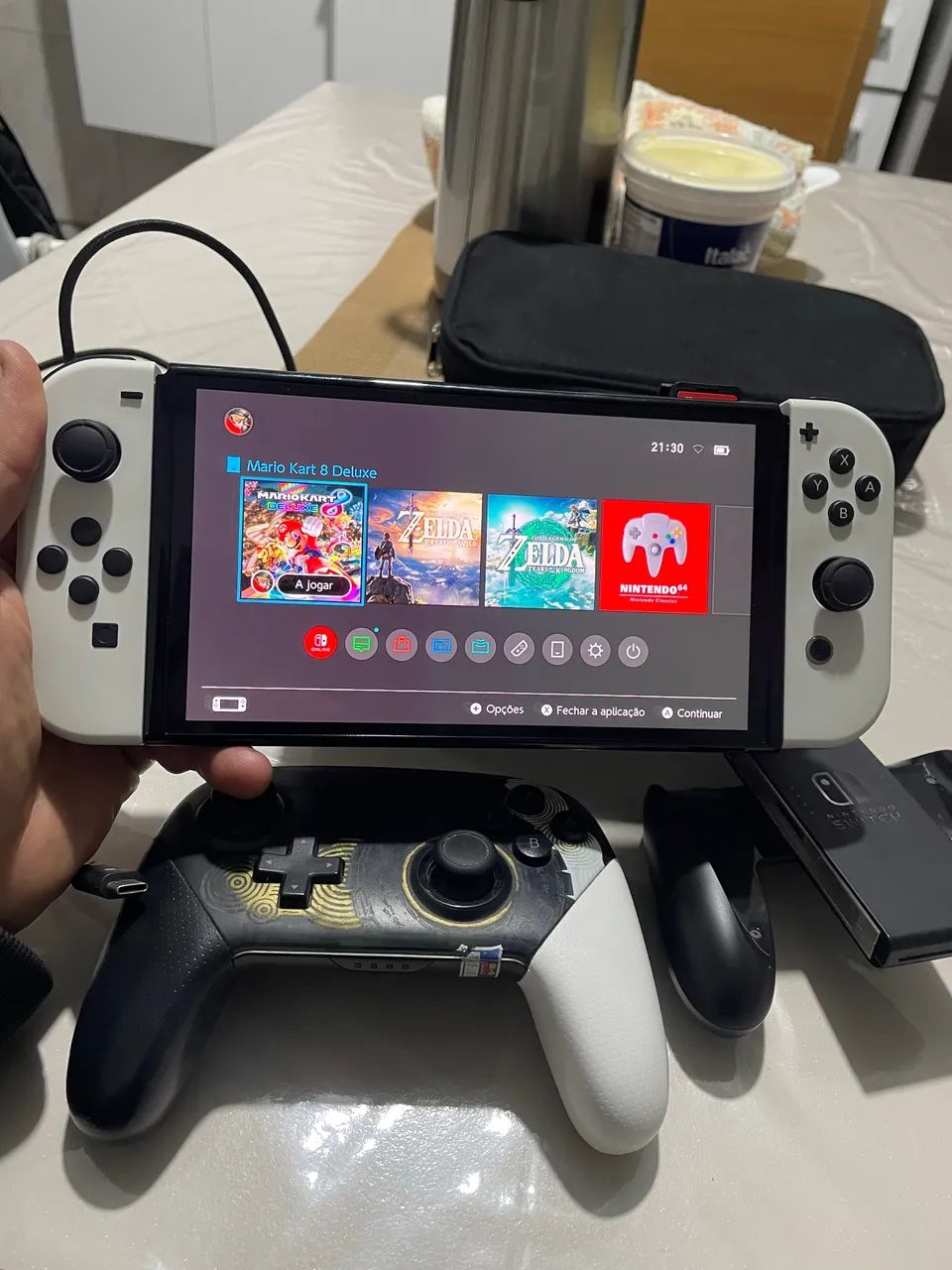 Nintendo Switch Oled zerado