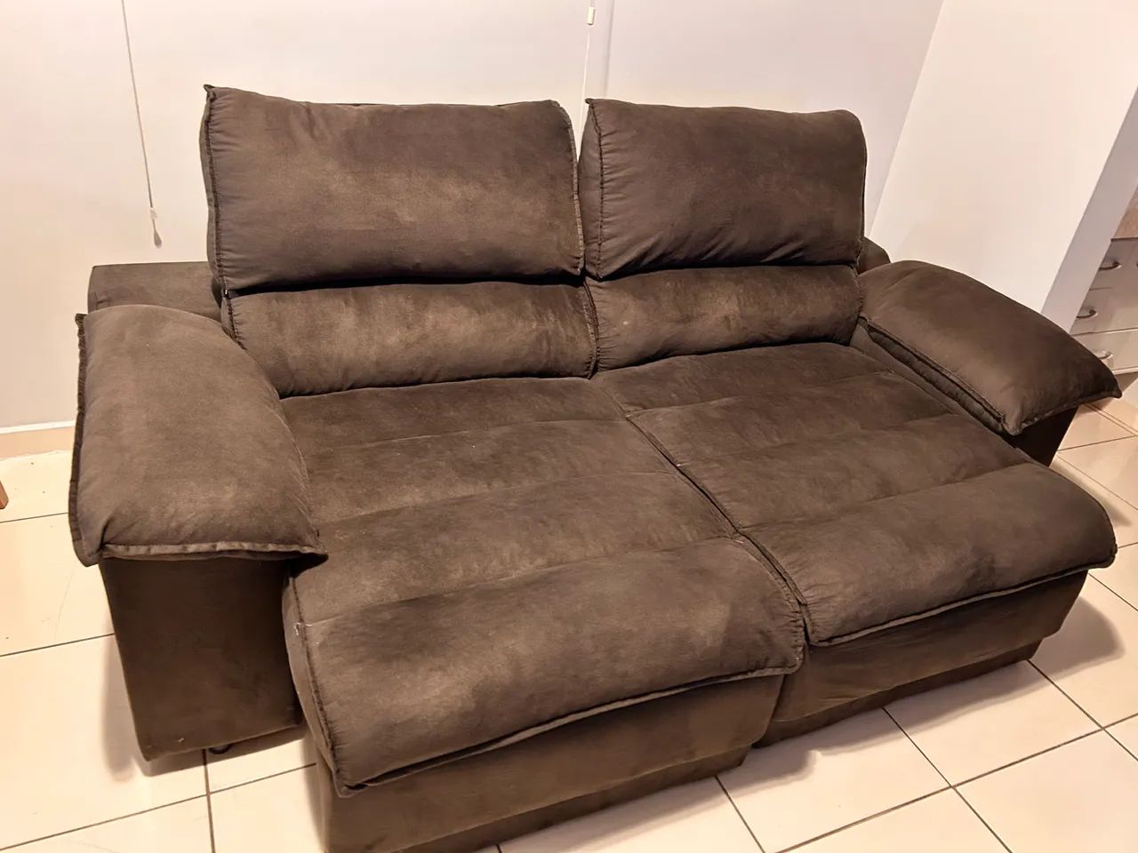 Sofá retrátil com molas ensacadas - Foto 3