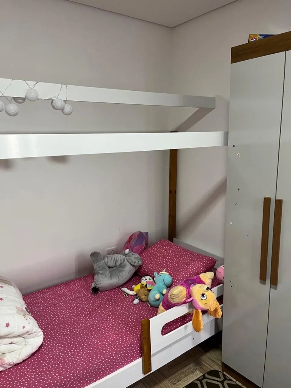 Cama casinha branco/mel  - Foto 3