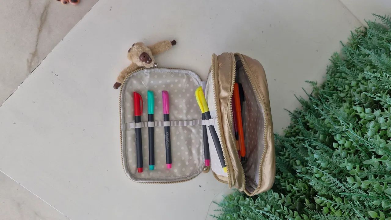 Estojo BOX Kipling DOURADO  - Foto 3