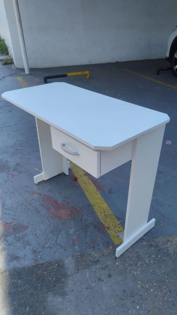 Mesa com gaveta perna simples - Foto 3