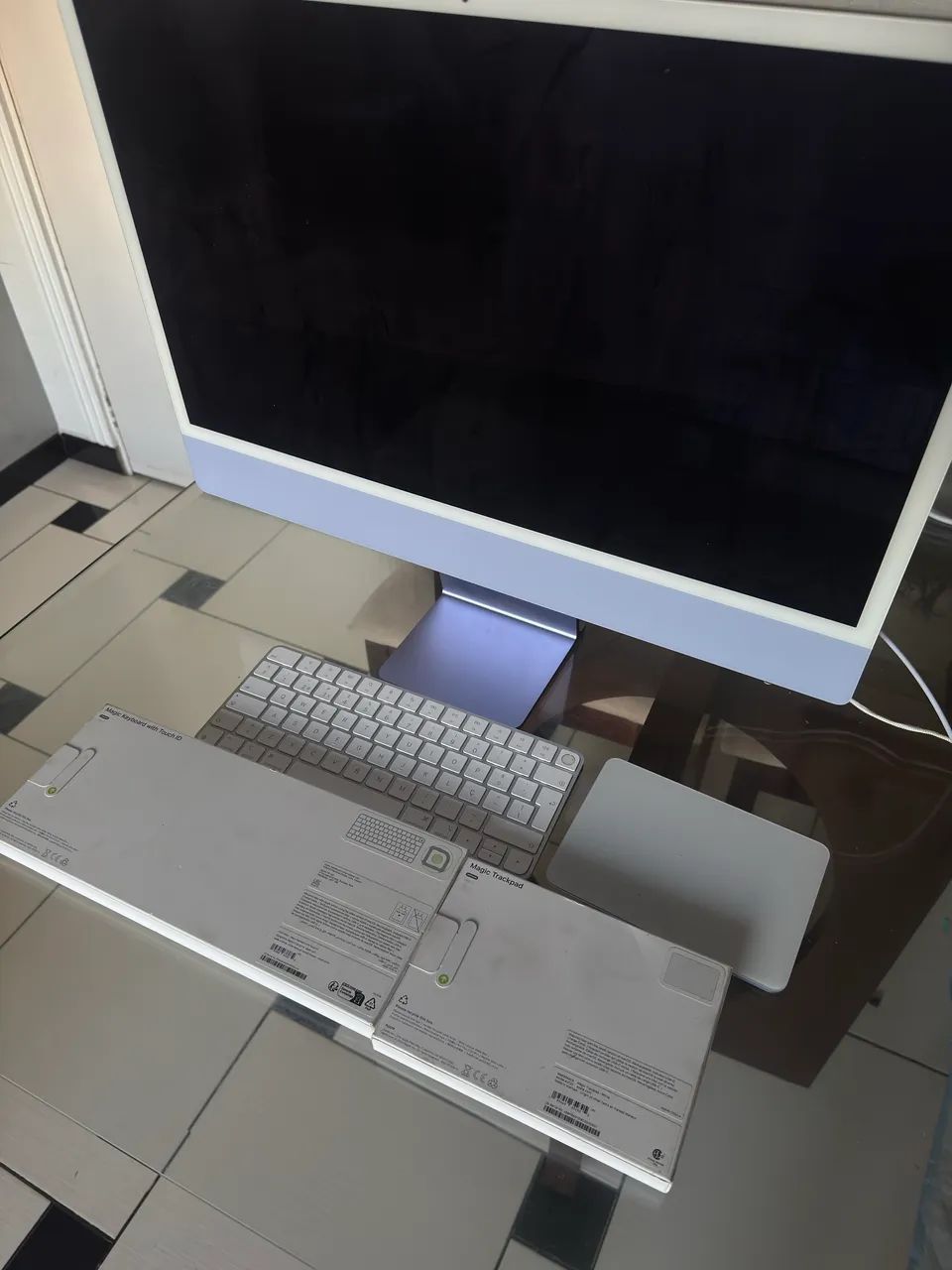 Apple Magic keyboard com touch id + trackpad lacrados - Foto 2