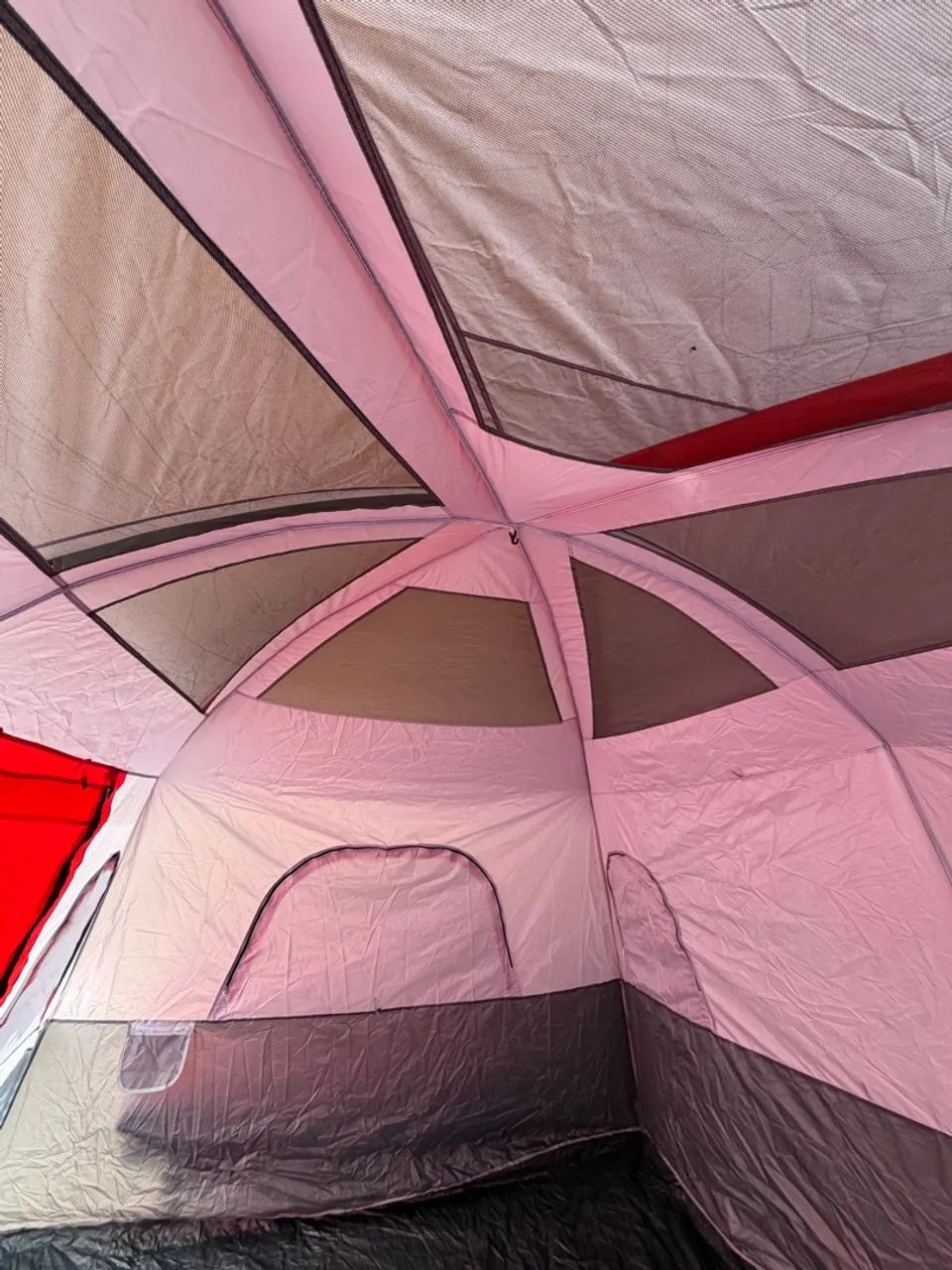 Barraca de Camping Familiar 10 Pessoas Impermeável 1000mm 430x305x205cm Joyfox - Foto 5