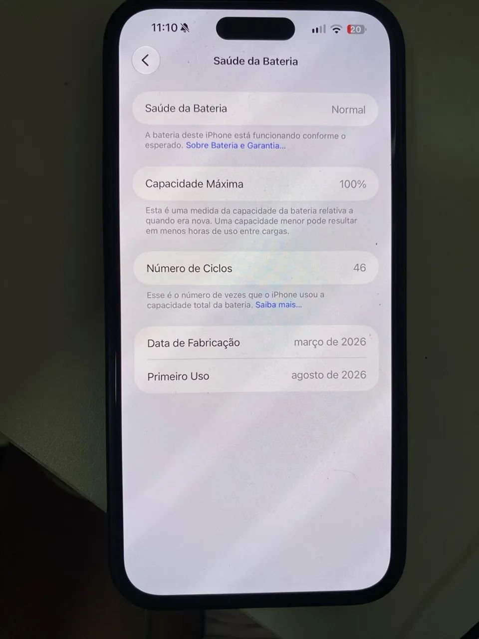 Iphone 15 Pro Max (titânio) - Bateria 100% - Foto 3