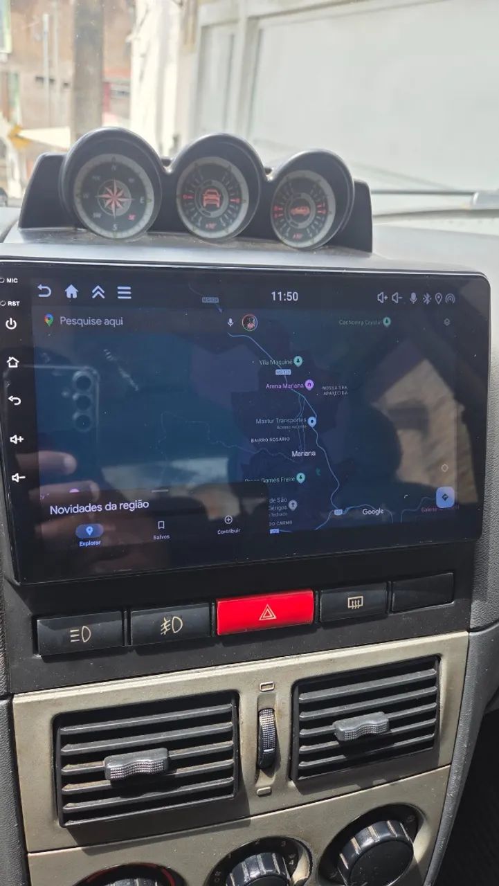 Multimidia Android 9p, 64gb, AndroidAuto e CarPlay SEM FIO  - Foto 4