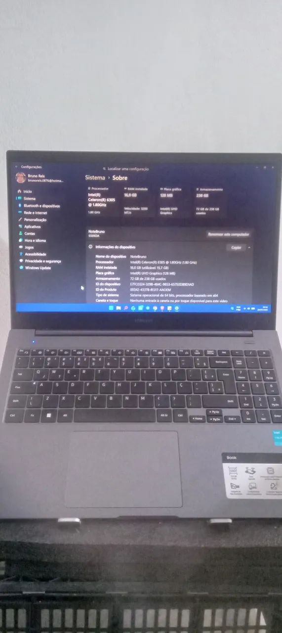 Notebook Samsung - Foto 4