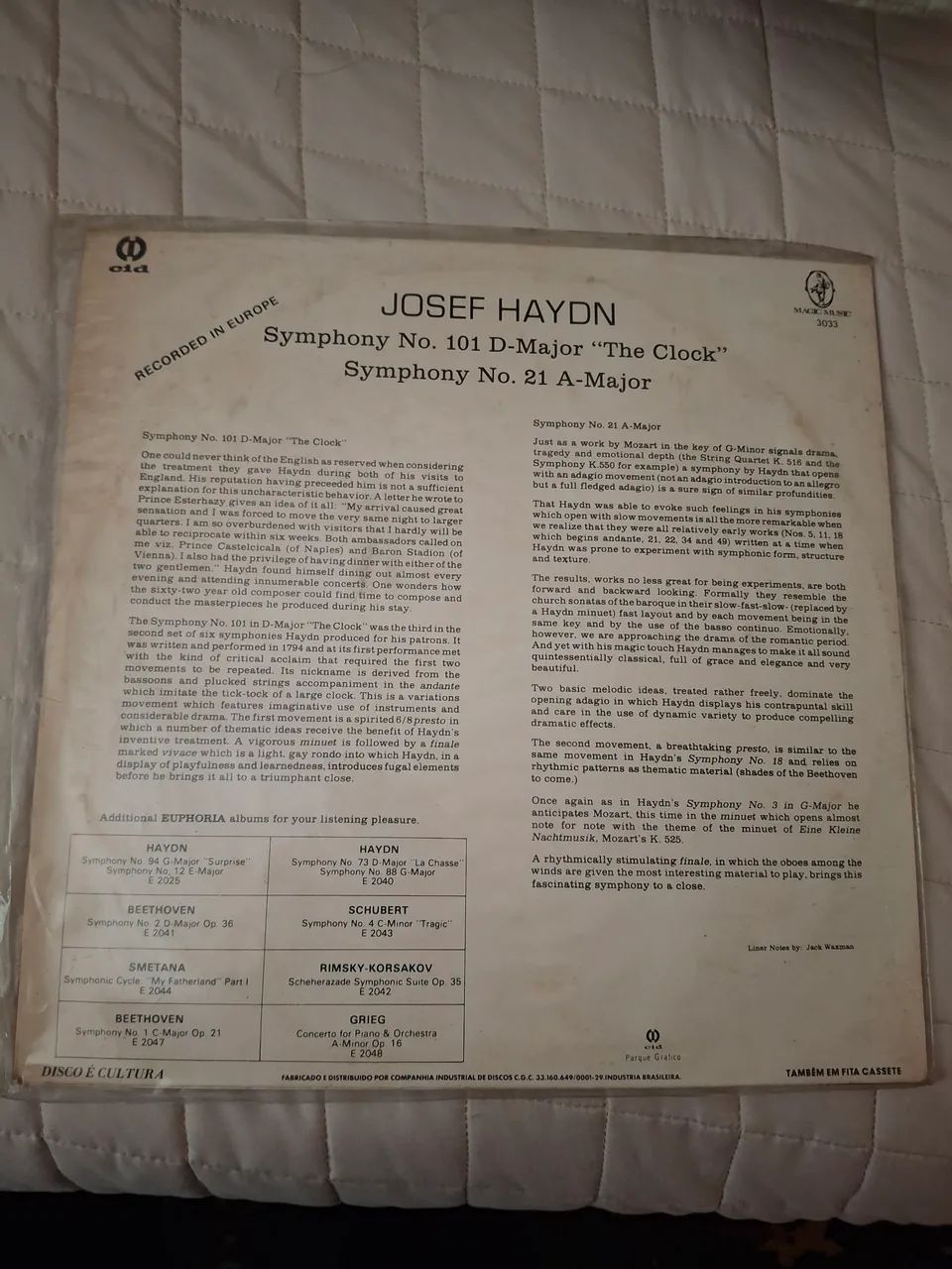 Disco de Vinil - J Haydn - Foto 2