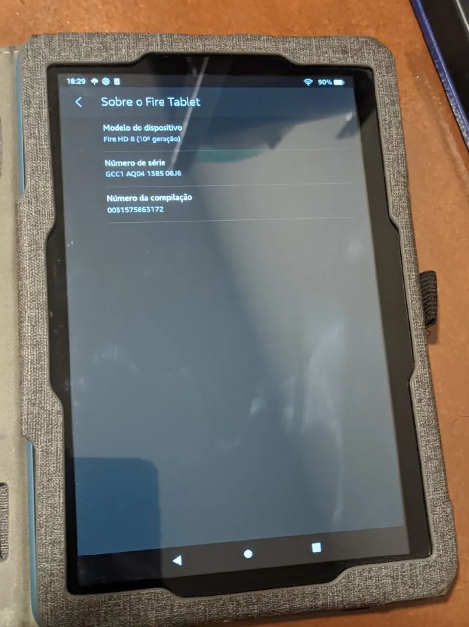 Tablet Fire HD 8 Amazon (capa inclusa)