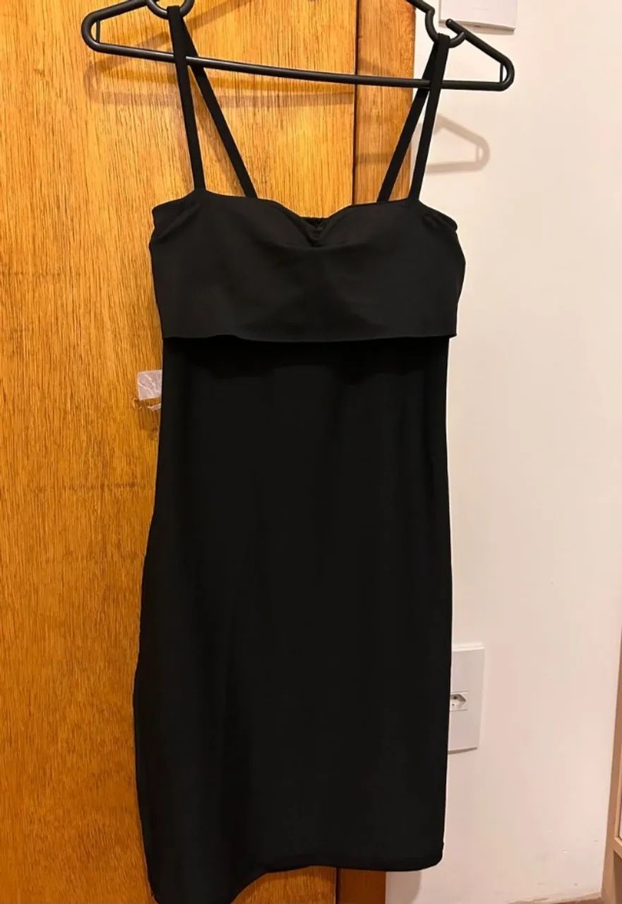 Vestido Tubinho Preto com Alças - Foto 5