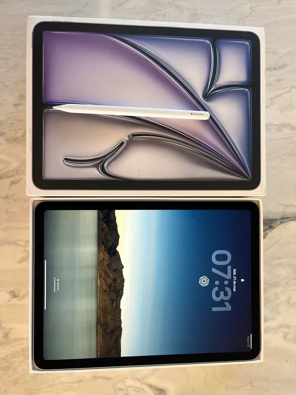 【即決】iPad Air M3 11インチ128GB+Pencil Proセット iPad Air M3 11 128GB + Apple Pencil Pro | Estado de novo | R