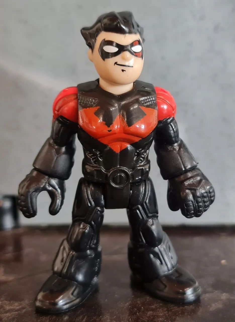 Pinguim, robin, mulher gato e charada imaginext 40 cada - Foto 5