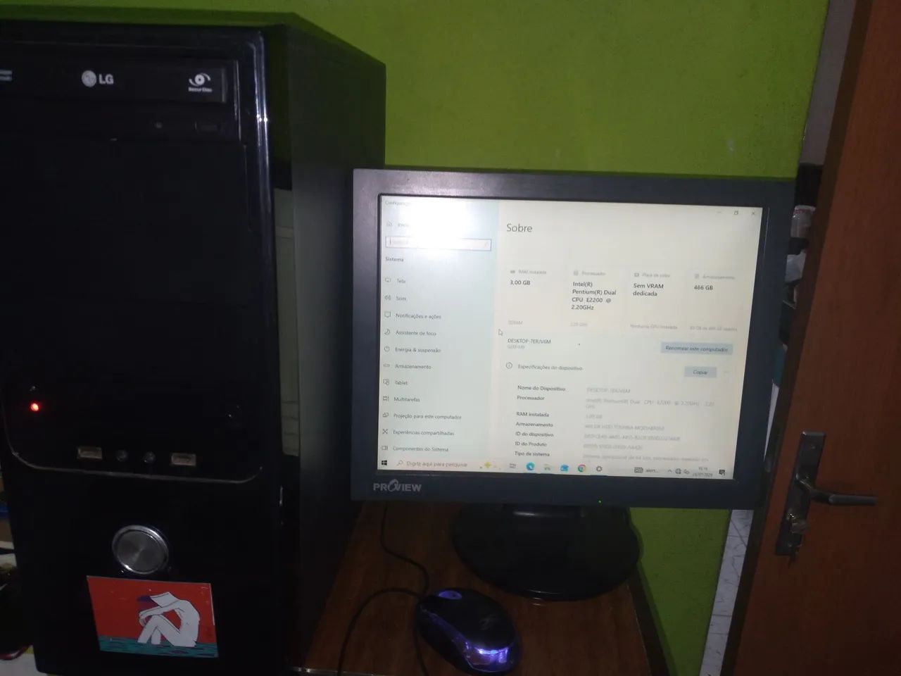 Pc para estudos e vídeos 