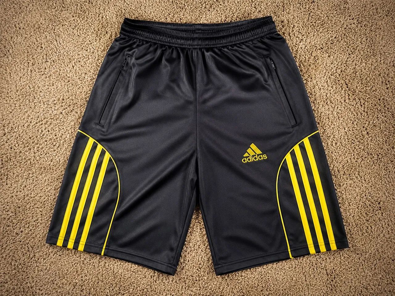 Bermuda Cinza tipo Adidas