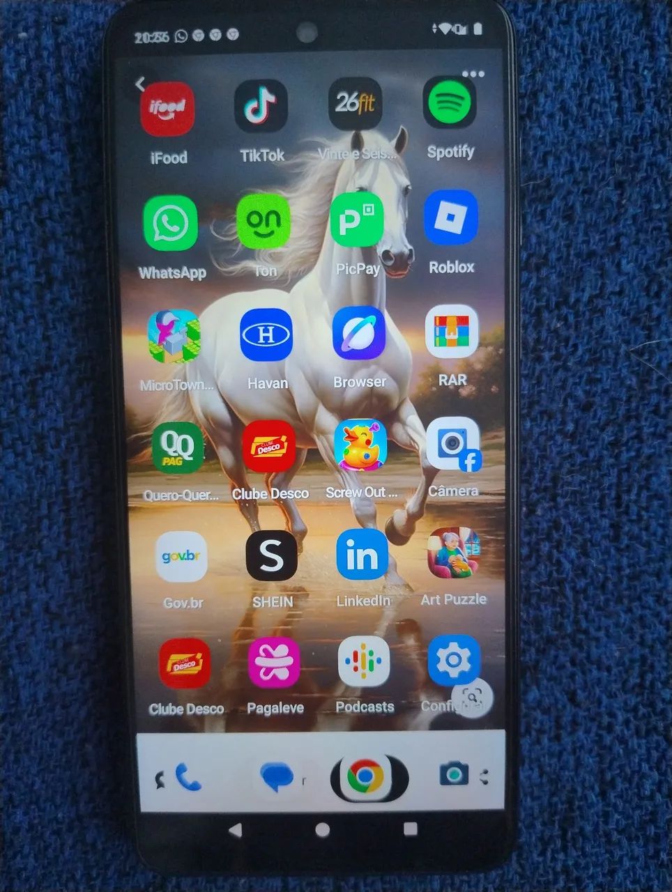 Celular MotoG14 bem conservado 