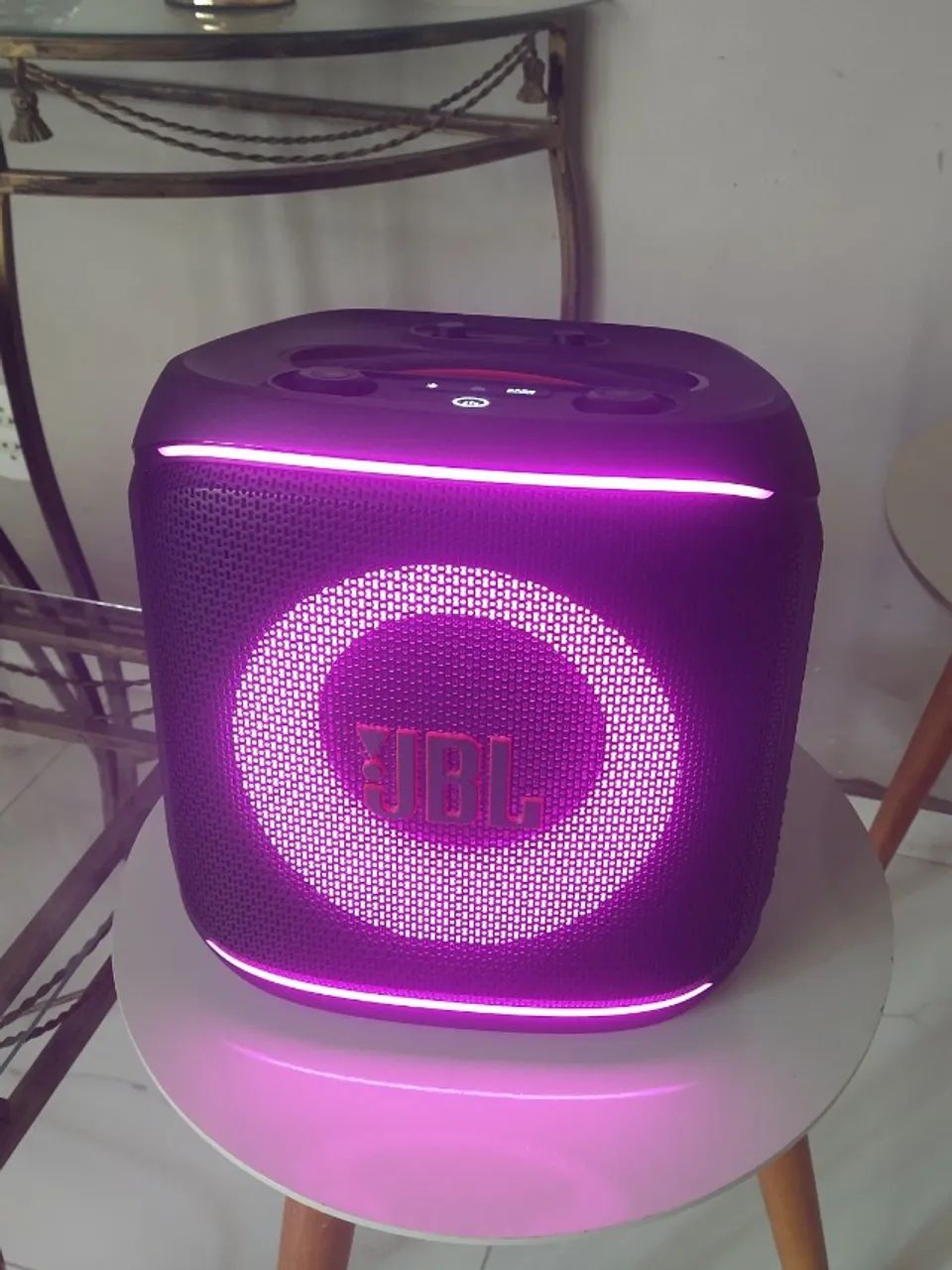 JBL Partybox Encore 2 com 2 microfones - Foto 4